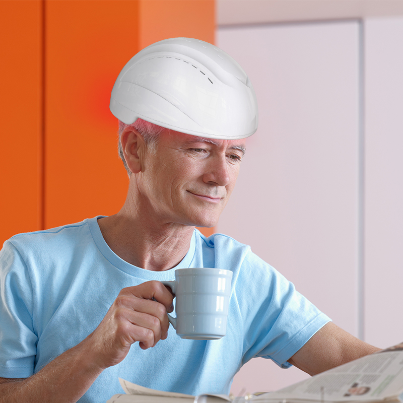 Suyzeko 810nm Photobiomodulation Parkinson Curing Infrared Light Therapy Helmet