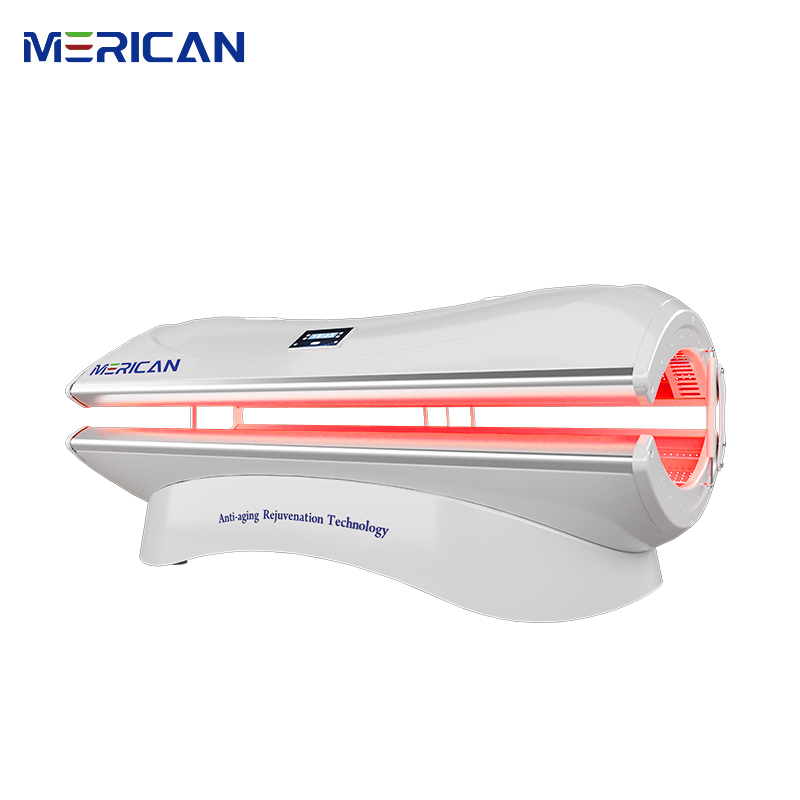 Merican Photobiomodulation Equipment Infrared LED Light Therapy Bed Skin Whitening Pain Relief Health Care Salon Red Light Therapy Phototherapy PDT Machine