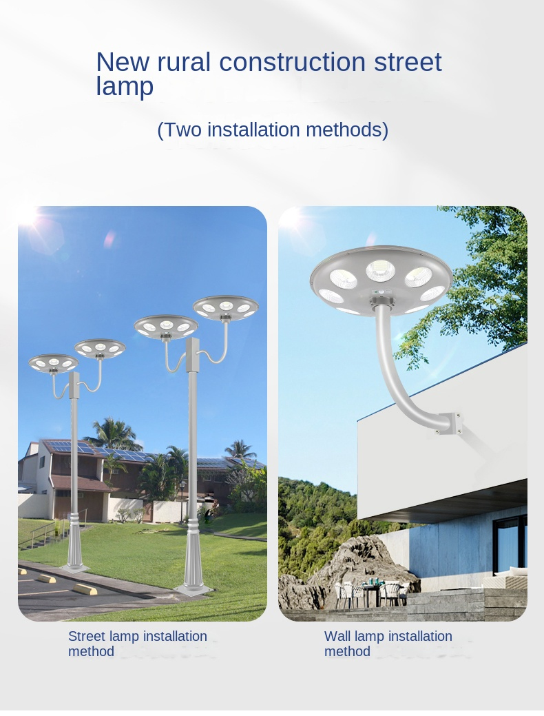 Premium LED Street Light in White with Optional Green and Blue Finishes