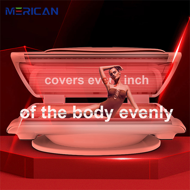 Merican Infrared LED Red Light Therapy Bed Professional Photobiomodulation Wellness Salon Equipment PDT Phototherapy Machine Factory Direct Sale