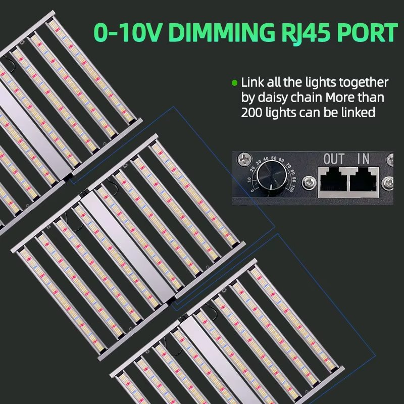 Wholesale 800W Dimmable Foldable Full Spectrum Hydroponics Indoor Garden Horticulture LED Grow Light 1000W for Indoor Plant