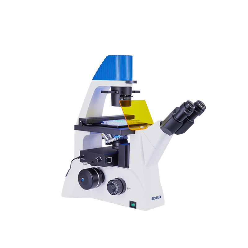 Biobase Fluorescence Biological Viewing Head Adjustable LED Light Trinocular Stereo Microscope