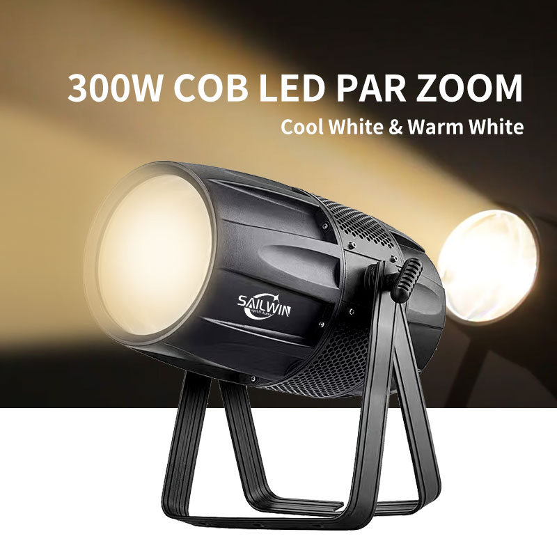 300W COB Professional PAR Light Theatre 300W LED COB Zoom Warm White or Cold White Stage Lighting