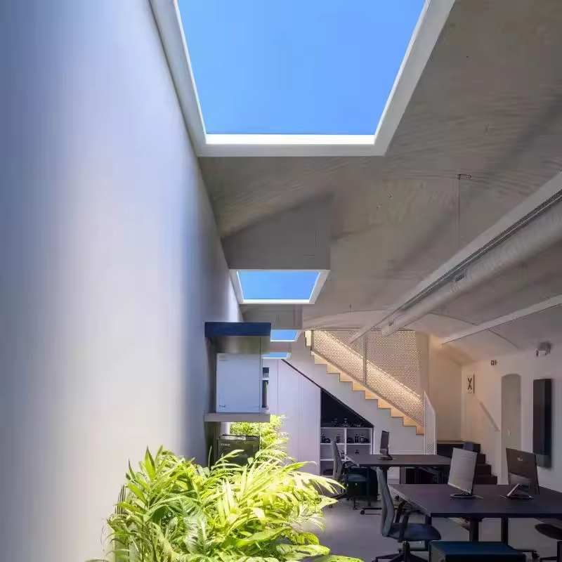 Imitation Blue Sky Ceiling Lamp Integrated Ceiling LED Light for Living Room