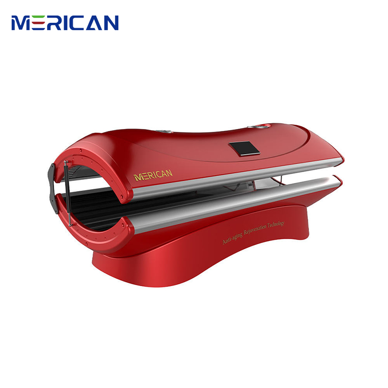 Merican Full Body Photobiomodulation LED Infrared Light Therapy Bed Skin Whitening Pain Relief Health Care Wound Healing Phototherapy PDT Health Devices