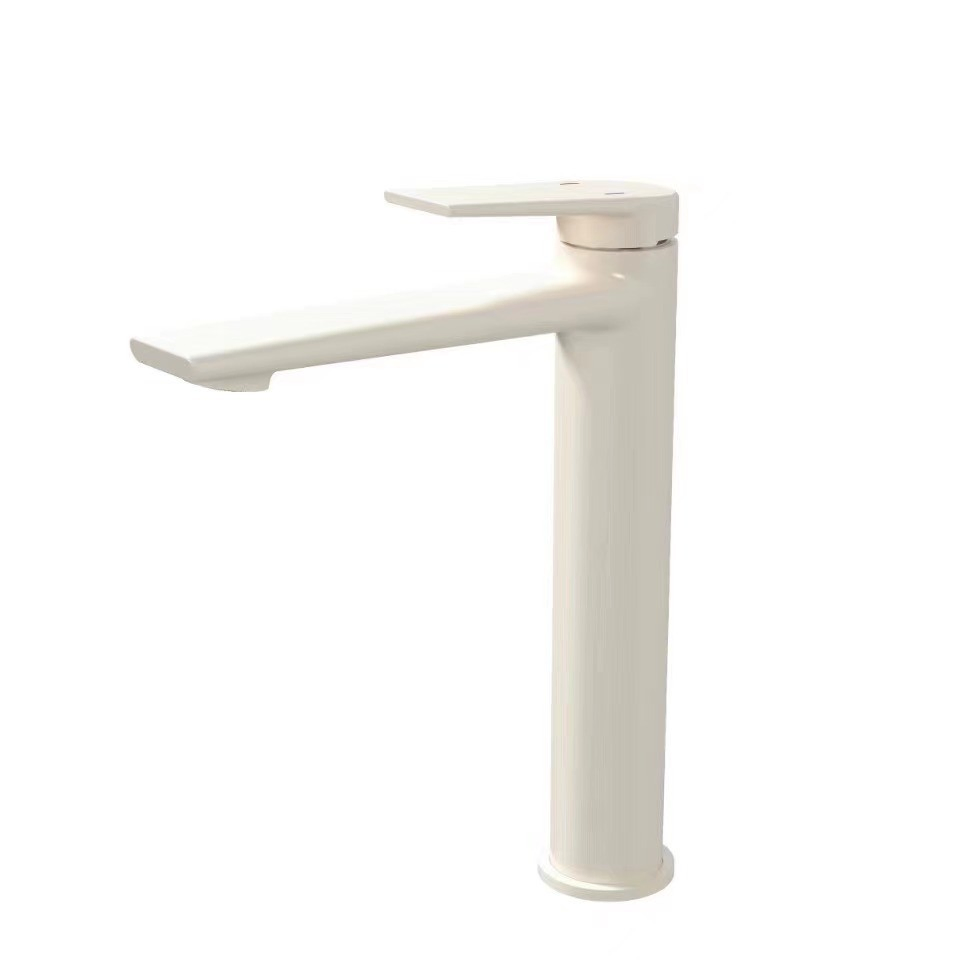 Brushed Gold Bathroom Basin Faucet Premium Solid Brass Construction Luxury Modern Design Single Handle Mixer Tap Wholesale