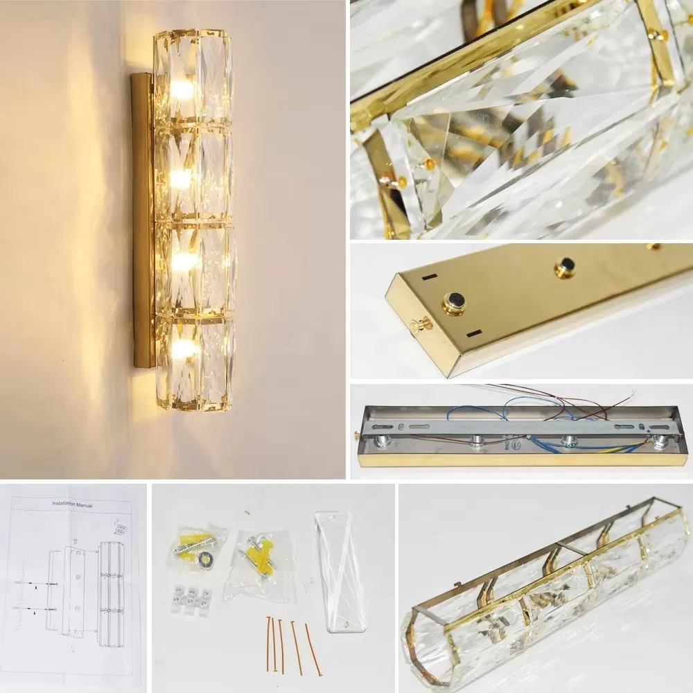 Chic Crystal Wall Light 8
