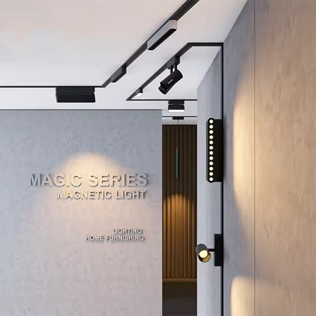 Modern Adjustable LED Track Lighting for Retail Spaces