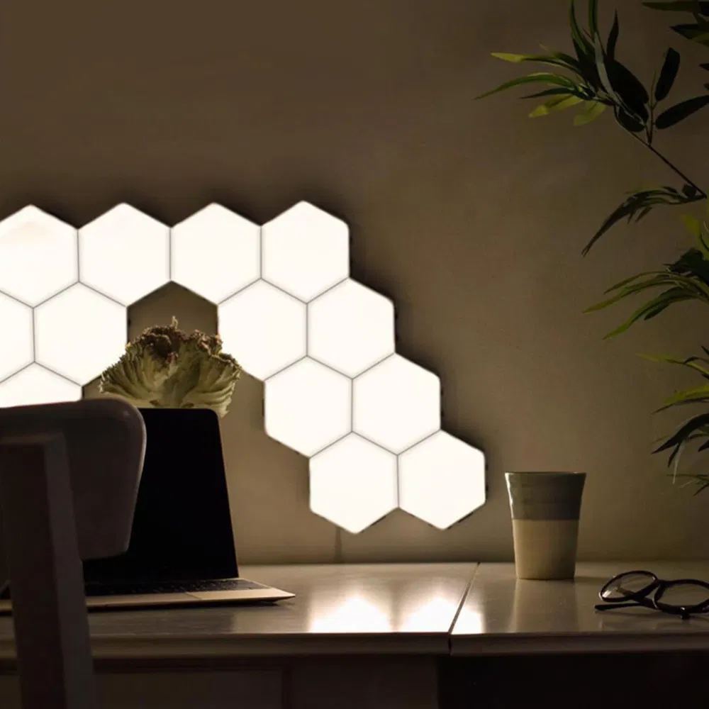 Wholesale LED Magnetic Modular Quantum Hexagonal Touch Sensitive RGB Wall Light