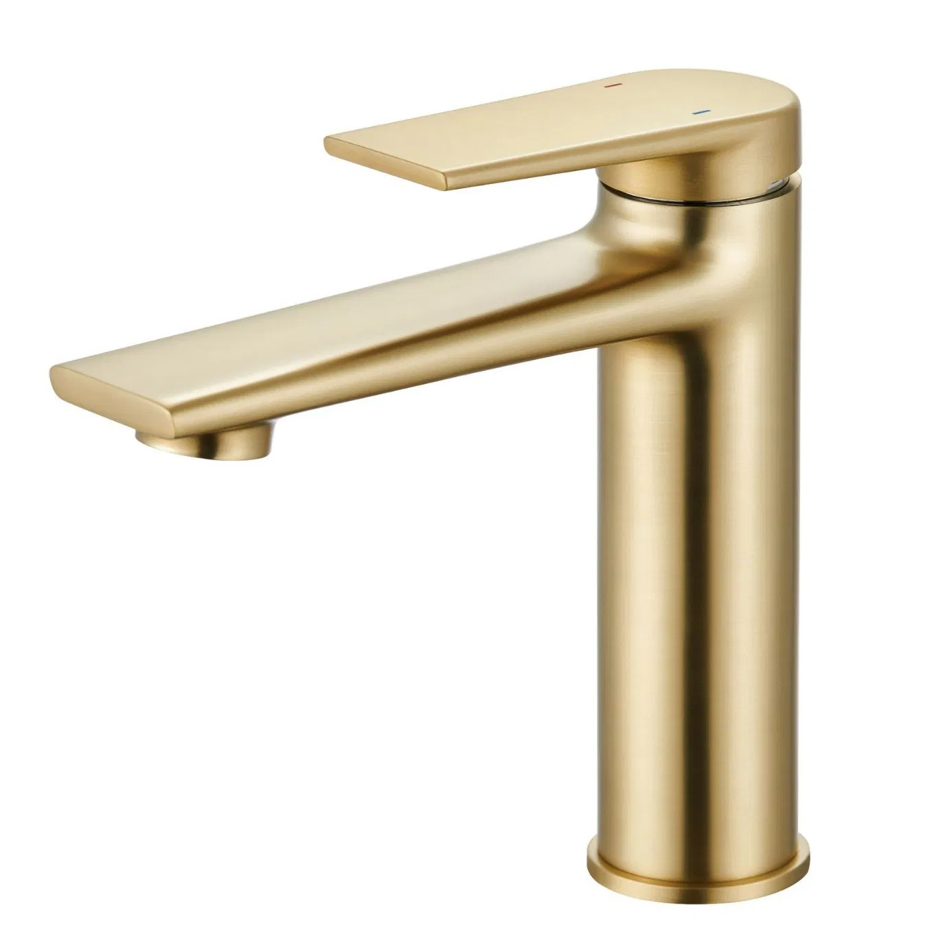Luxury Modern Tall Basin Faucet Single Handle Solid Brass Chrome Finish Bathroom Mixer Tap Commercial Grade Wholesale Supply