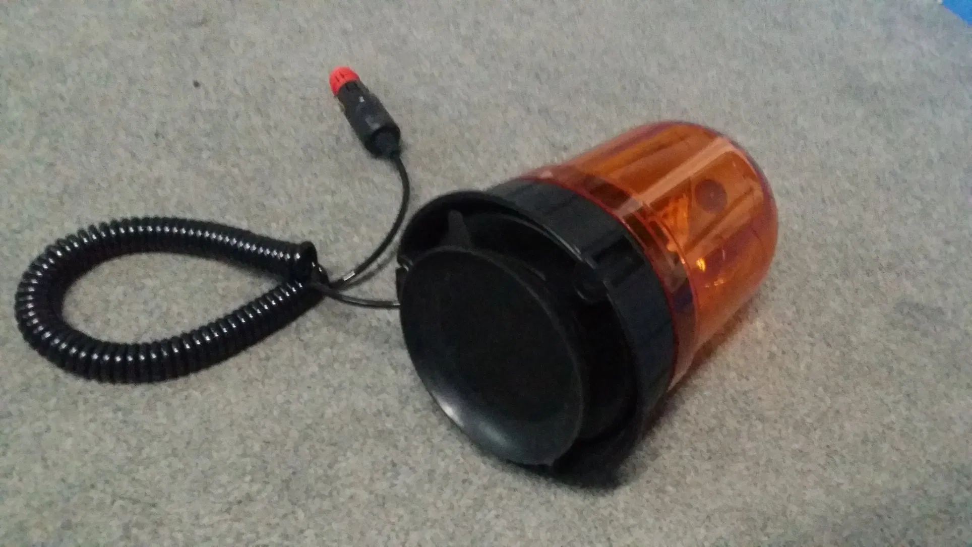 Amber Red Blue Ambulance Rescue Rotating Bulb Halogen Mining Beacons Light