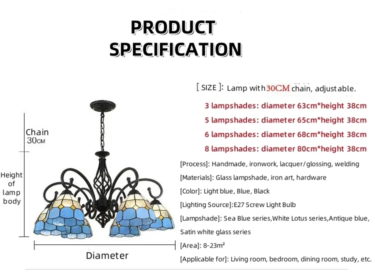 Tiffany Chandelier 18