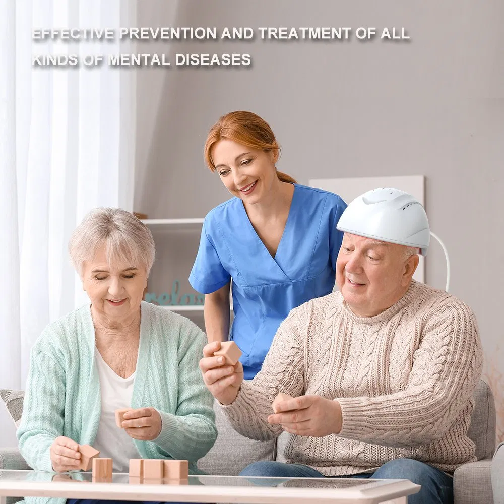 Suyzeko OEM Physical Rehabilitation Recovery 810nm Neron Care LED Light Therapy Photobiomodulation Helmet