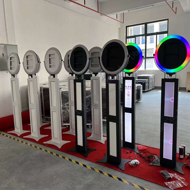 Drop Shipping Portable iPad Photo Booth Ring Light Wedding with Travel Case