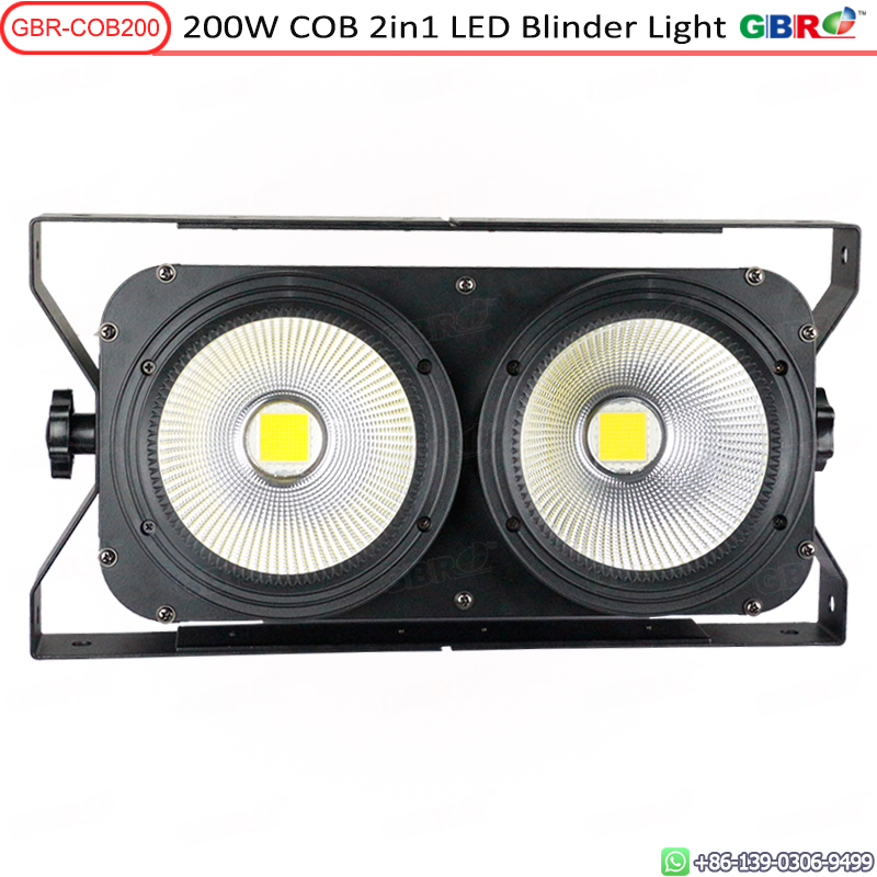 Gbr-COB200 2in1 200W COB LED Blinder Light