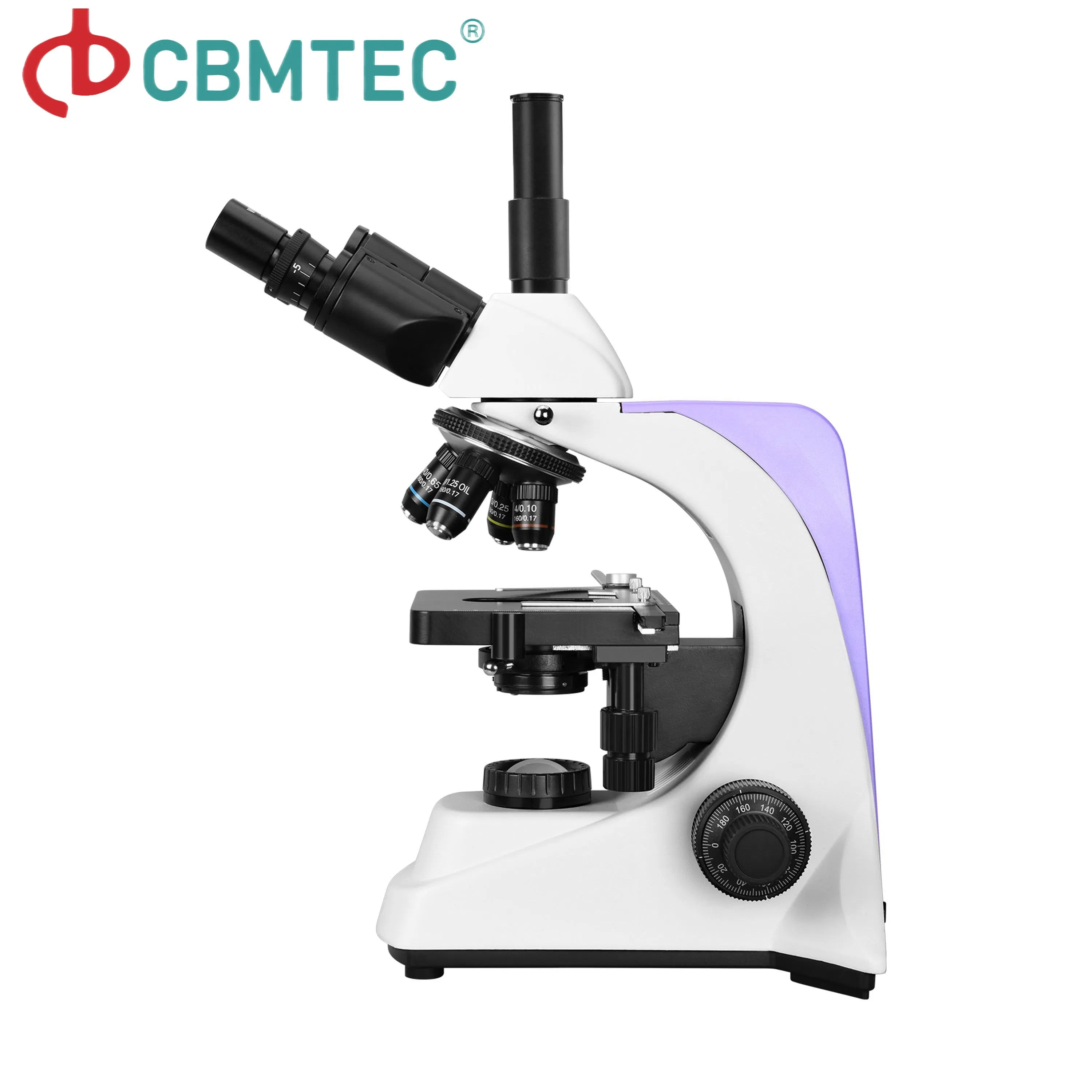Trinocular Biological Microscope with Superior LED Lighting for Labs