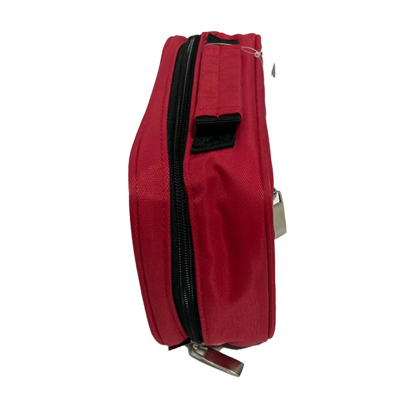 Red First Aid Kit with Handle Portable for Home, Hospital, Outdoor