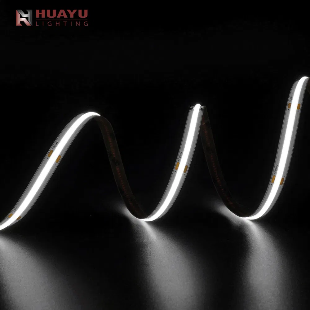 Premium COB 480 LEDs/M, 12W/M, High CRI 90, IP20 DC12V Super Bright &amp; Uniform Light for Commercial LED Lighting