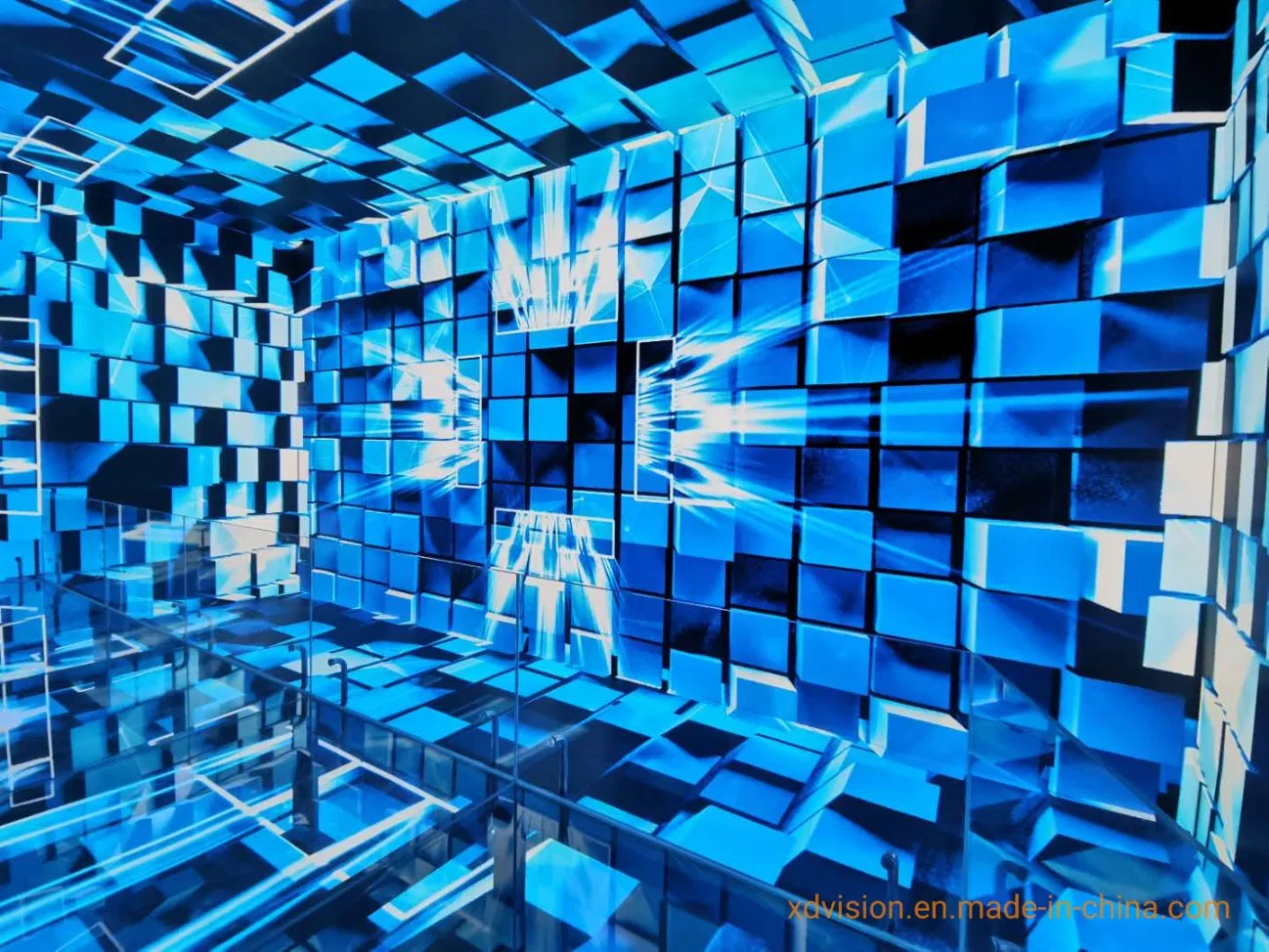 Immersive 3D LED Display Wall Stage 3D Vr Xr Studio LED Immersive Display Solution