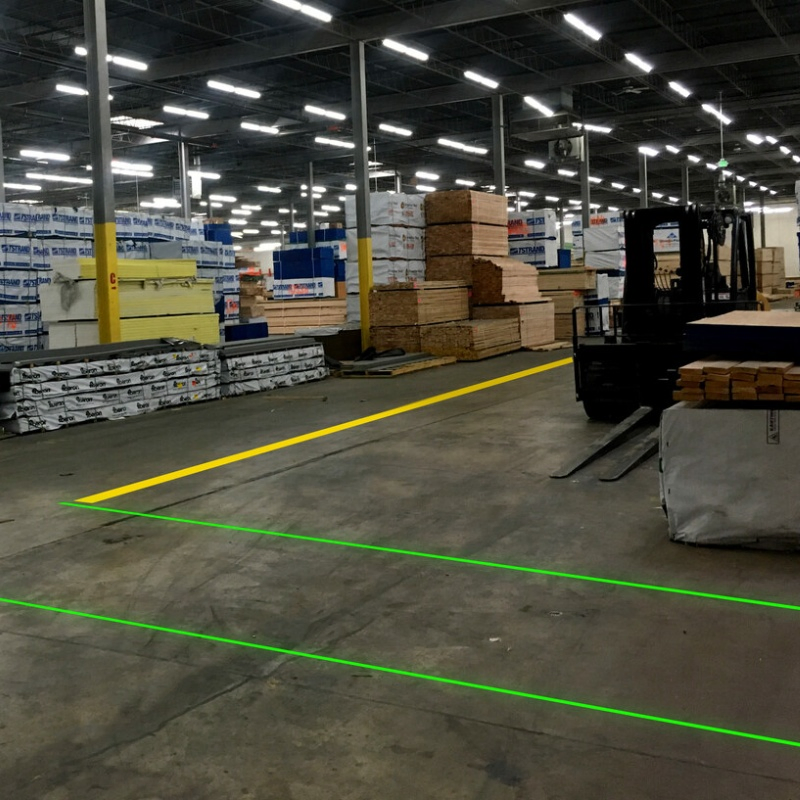 High-Intensity IP65 Waterproof Laser Line Light Red Blue Green 25m Range for for Shipyard Gantry Cranes