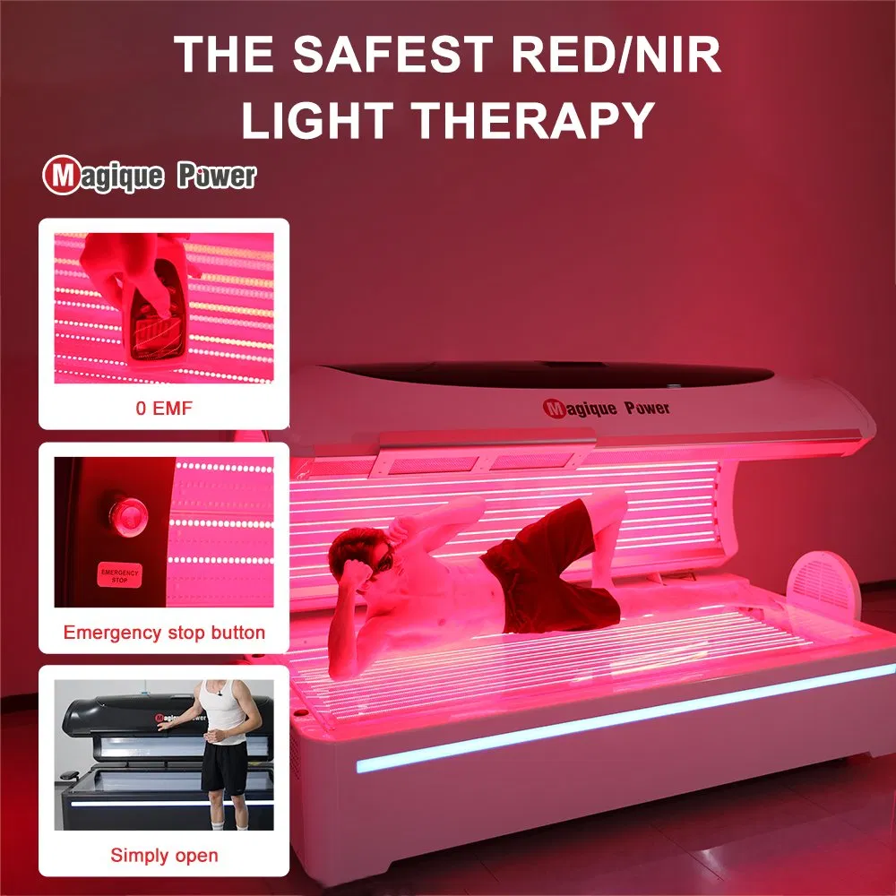 Full Body PDT Machine Photobiomodulation LED Red Light Therapy Bed for Health Pain Treatment