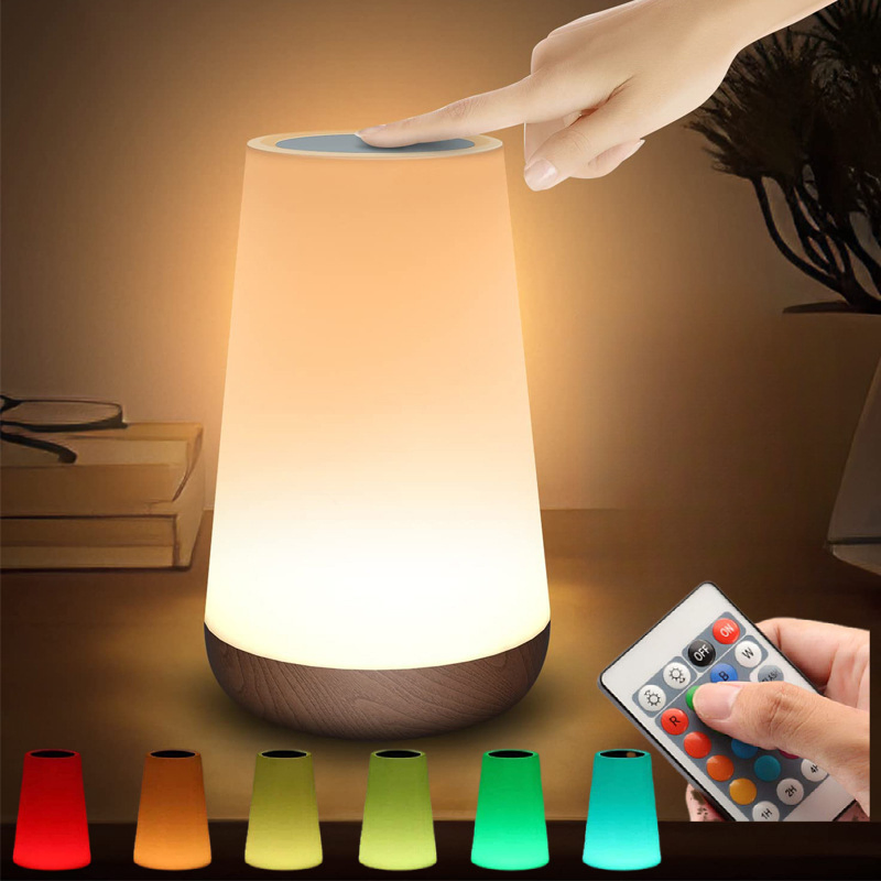 Touch-Controlled Mood Lighting, Rechargeable &amp; Versatile