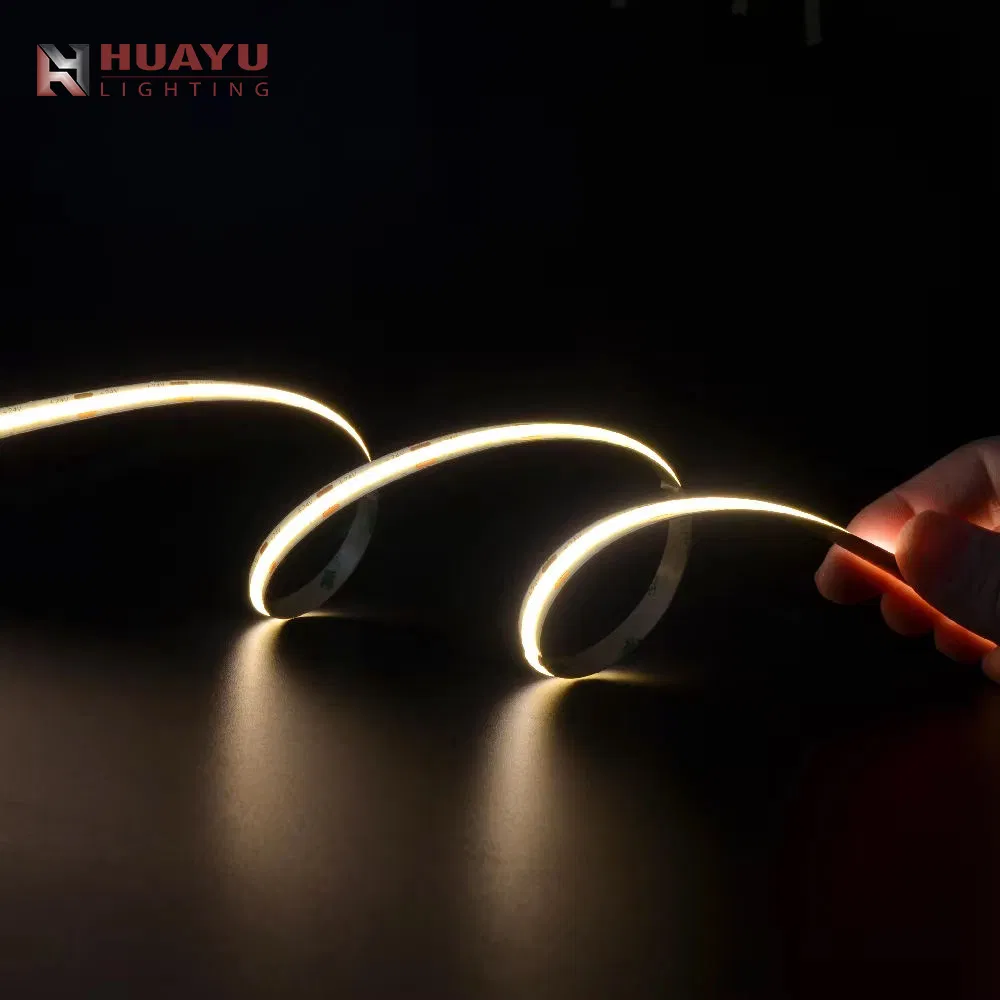 Premium COB 480 LEDs/M, 12W/M, High CRI 90, IP20 DC12V Super Bright &amp; Uniform Light for Commercial LED Lighting