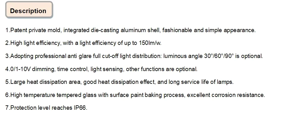 LED Flood Lamp Details