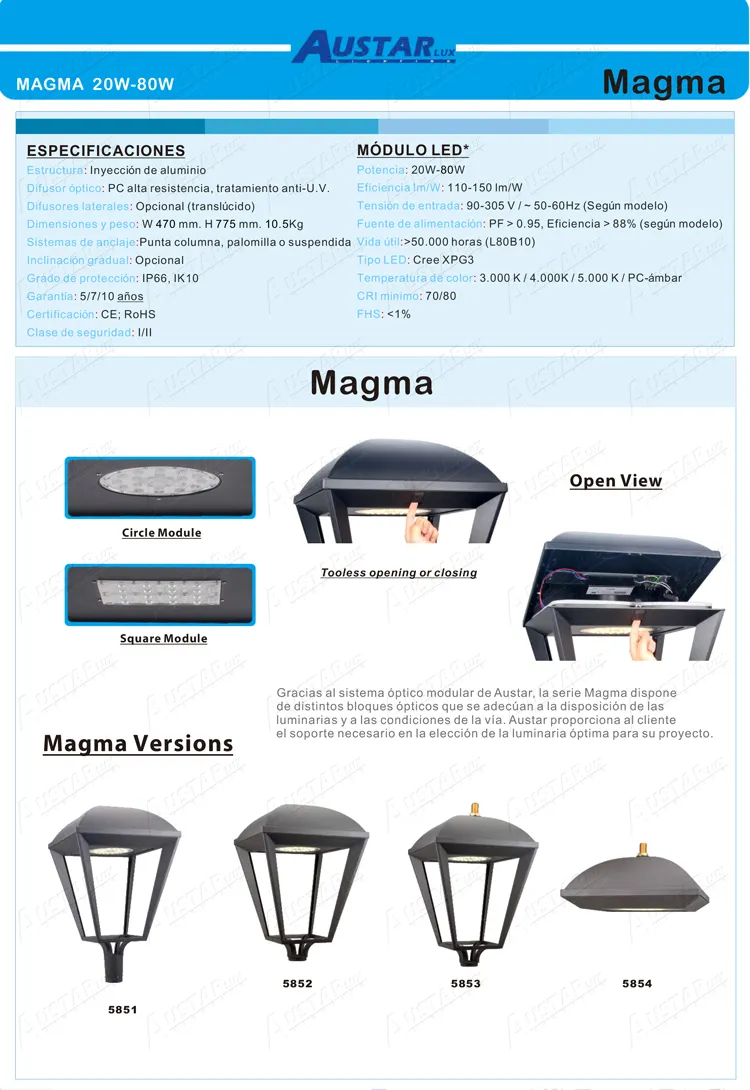 Magma 5851 Suspended Luminaire 3