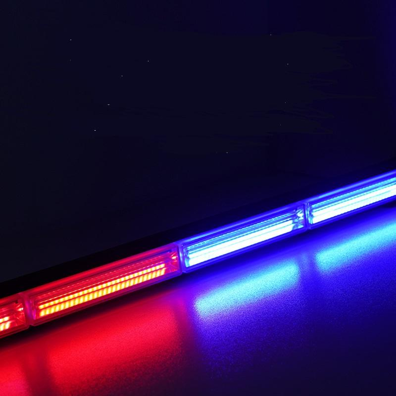 COB Red Blue Light Truck Lorry Highway Flashing Safety Signal Warning Light Bar