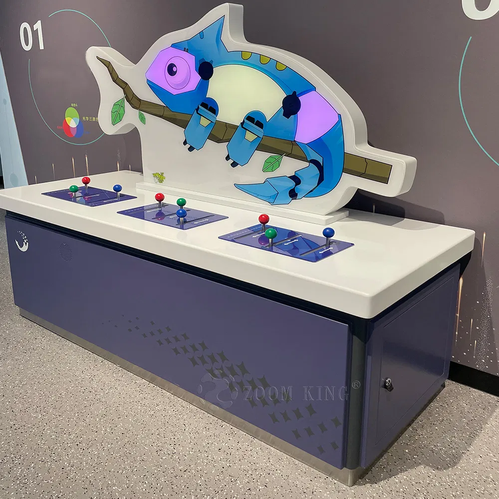 "Chameleon" Optical Interactive Exhibit - Bionic Color-Changing Device, Children's Science Education, Light Absorption &amp; Reflection Experiment