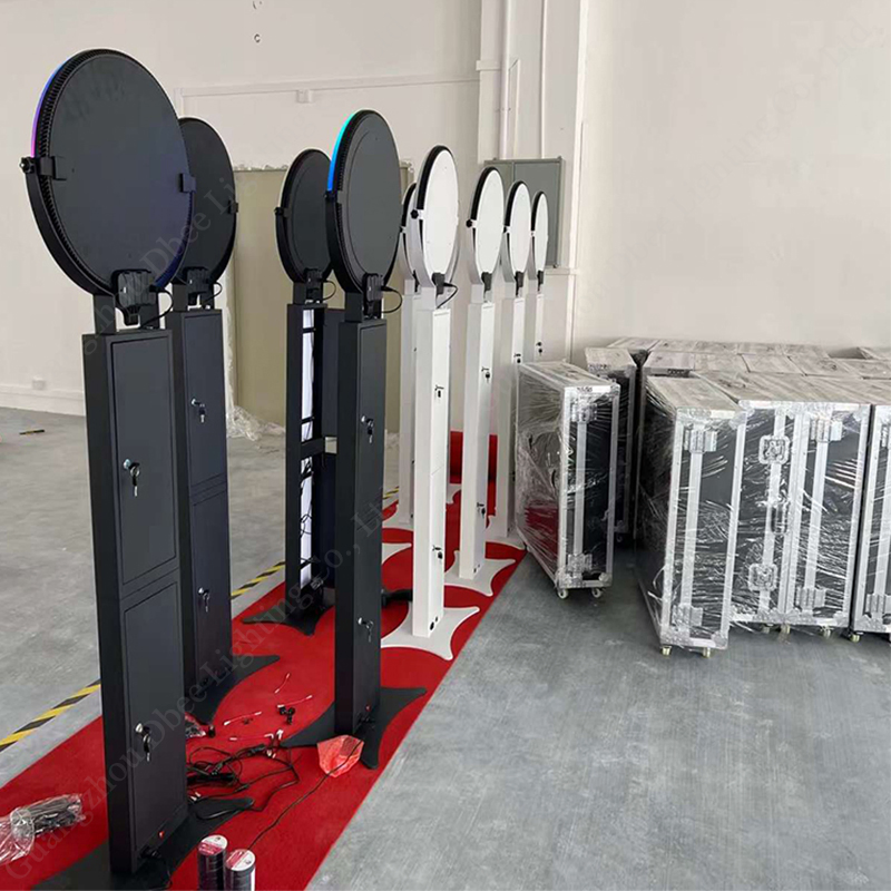 Drop Shipping Portable iPad Photo Booth Ring Light Wedding with Travel Case