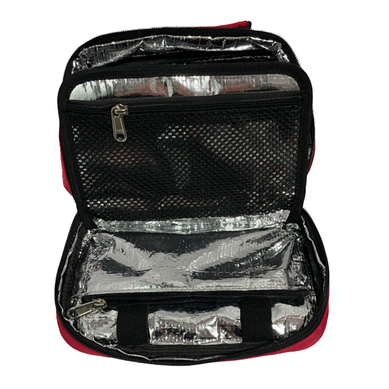 Red First Aid Kit with Handle Portable for Home, Hospital, Outdoor