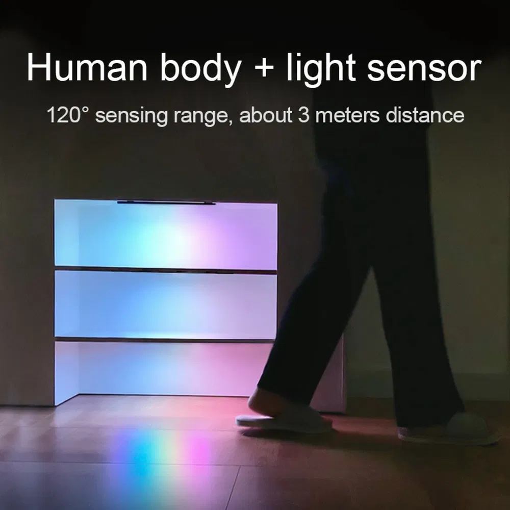 L1-021 40cm Ambient Light - Dual Sensor, Magnetic, RGB &amp; 5 Natural Modes, Tarnish