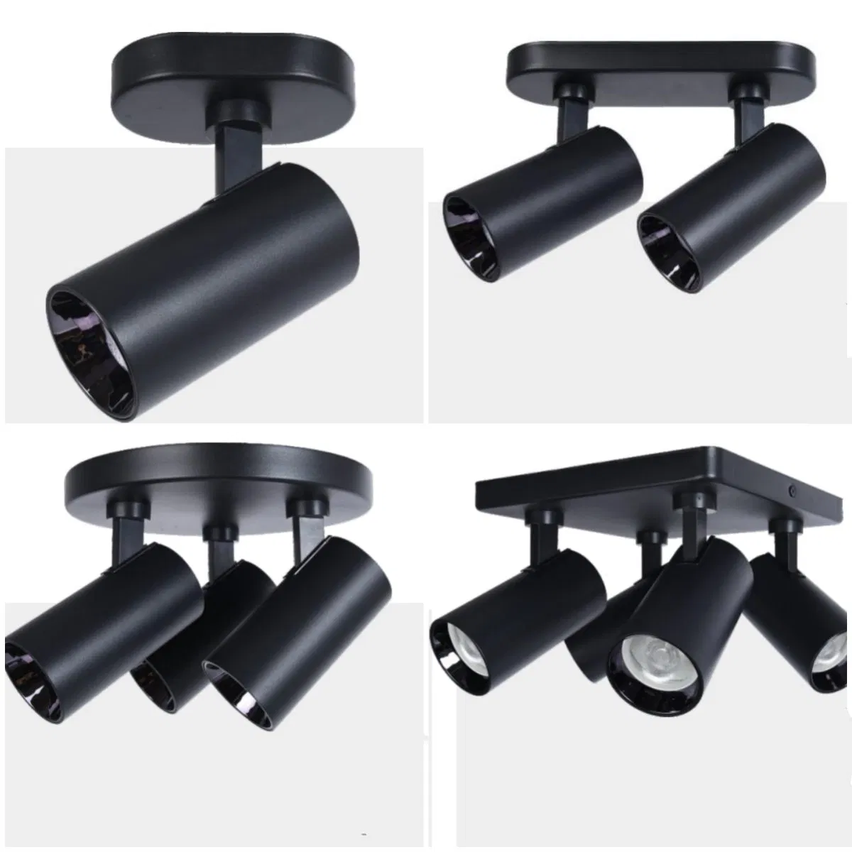 Sleek Modern LED GU10 Track Lighting for Retail Spaces