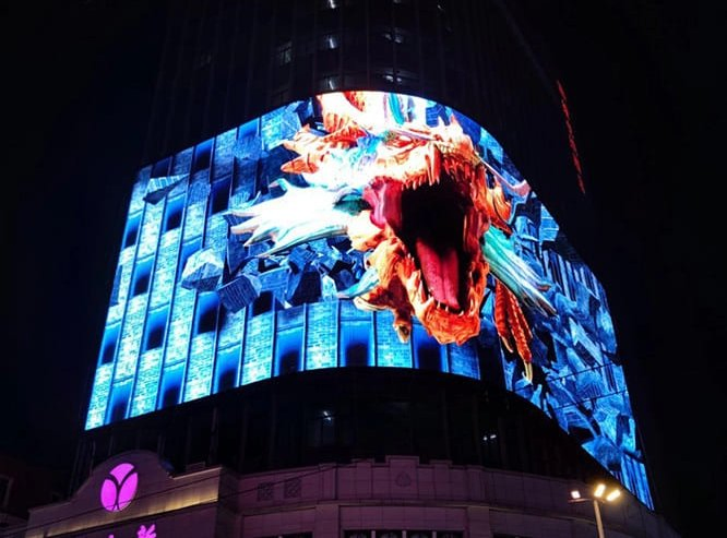 Immersive 3D Naked Eye Rental LED Screen P3.91 P4.81 P2.97 Indoor Outdoor 3D Naked Eye LED Display