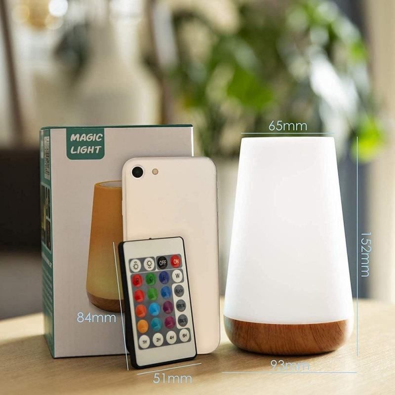 Touch-Controlled Mood Lighting, Rechargeable &amp; Versatile