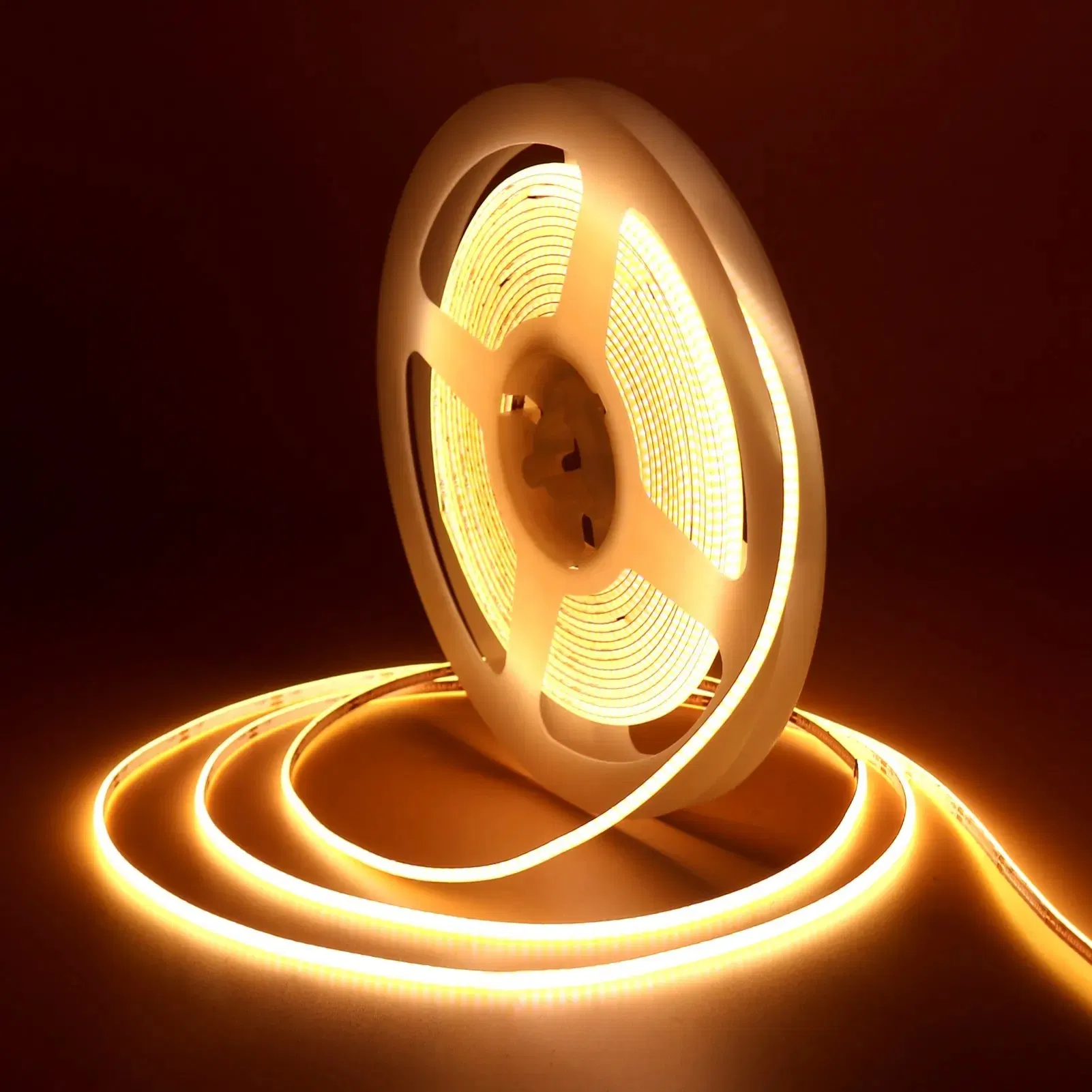 Shenzhen LED Strip Lights Manufacturer High Quality Factory Price 24V LED Strips Ra90 320LEDs COB LED Strip Light RGB LED Net Lights COB LED Light COB LED Strip