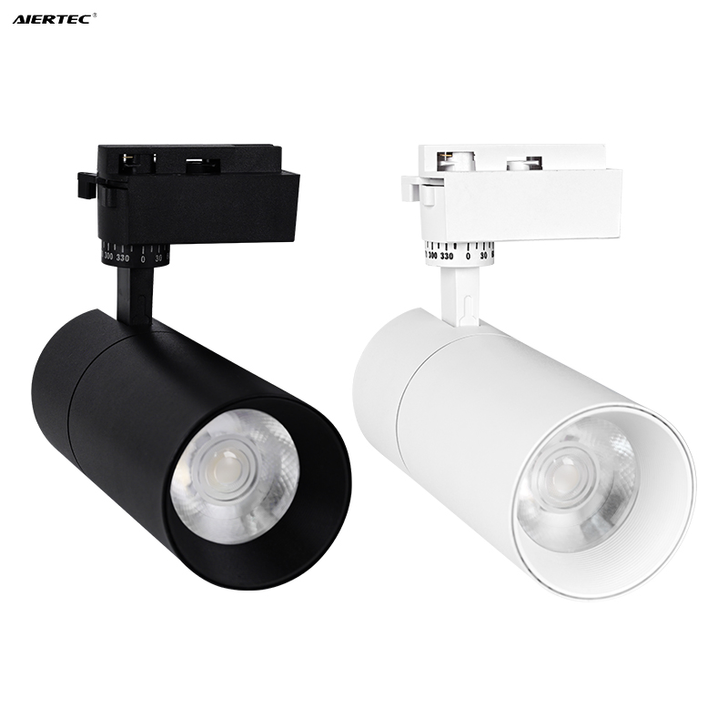 Modern Commercial LED Track Light System Surface Mounted Linear Focus Lighting for Retail Shop Living Room