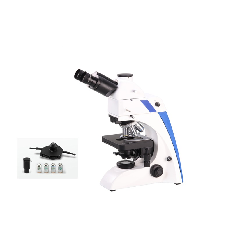 Biological fluorescent Microscope with 5W LED Fluorescent Built-in Media Device