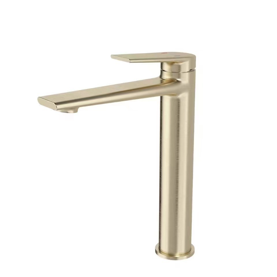 Matte Black Bathroom Faucet Single Hole Basin Mixer Tap Modern Design Premium Brass Construction Commercial Grade Supply