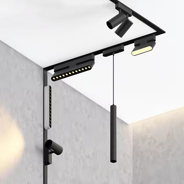 Innovative Magnetic Track Lighting System for Retail Spaces
