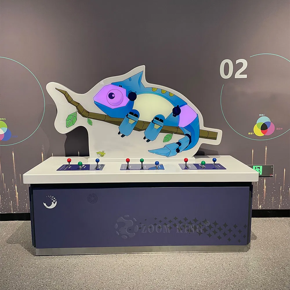 "Chameleon" Optical Interactive Exhibit - Bionic Color-Changing Device, Children's Science Education, Light Absorption &amp; Reflection Experiment