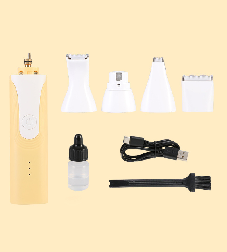 4 in 1 Electric Cordless Pet Hair Clippers Portable Pet Grooming Kit