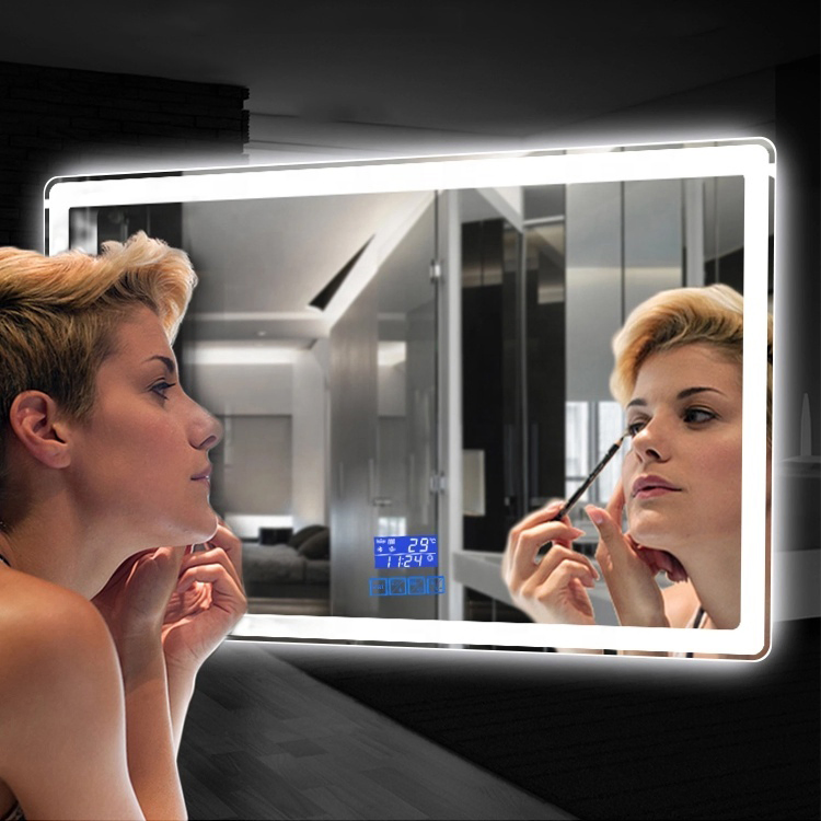 Factory LED Wall Smart Mirror Frameless Home Decorative Furniture Mirrors