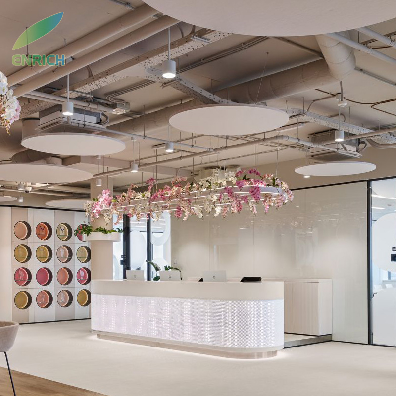 Biophilic LED Green Plant Pendant Lighting for Home Office Hotel Restaurant Reception Lounge Decor