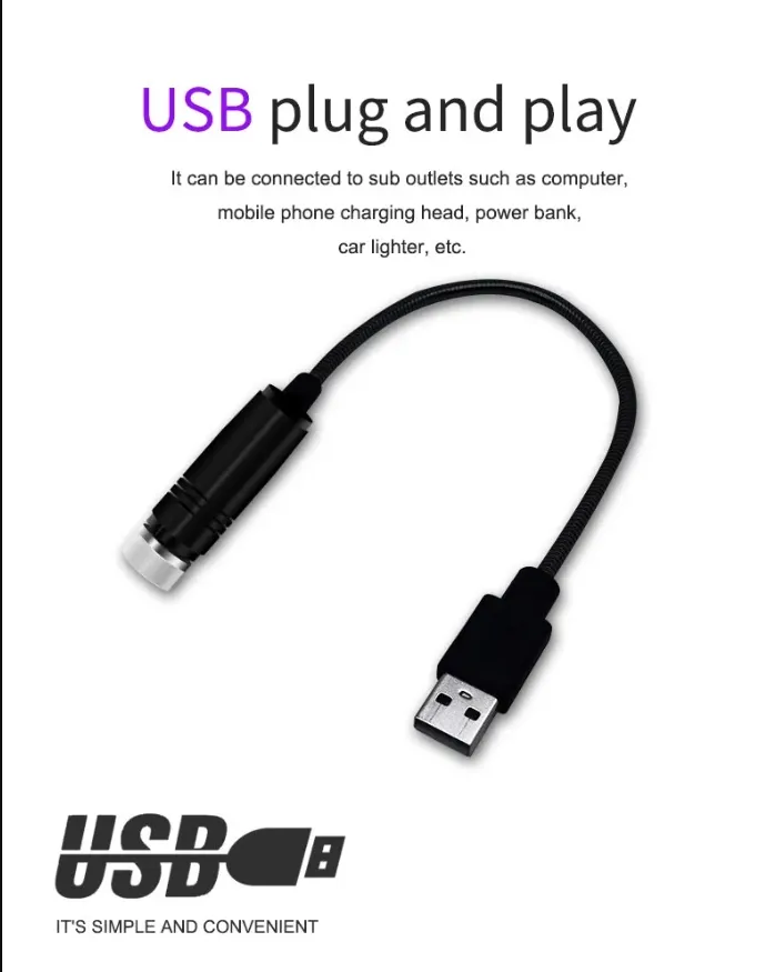 USB Star Light Detail 3