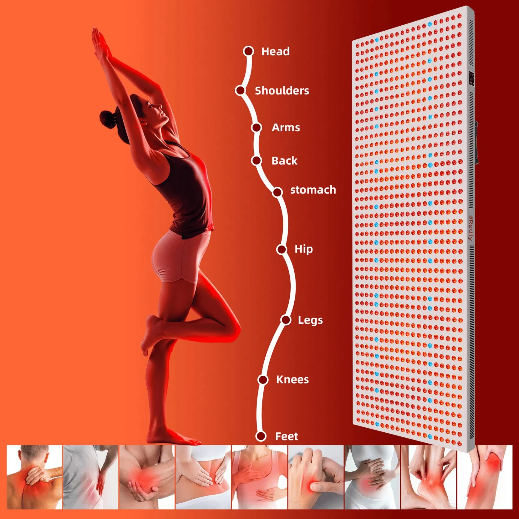 Direct Selling Eshine Red Light Panel Red Light Therapy Panel with Remote Red Light Therapy Mask or Panel Manufacturer