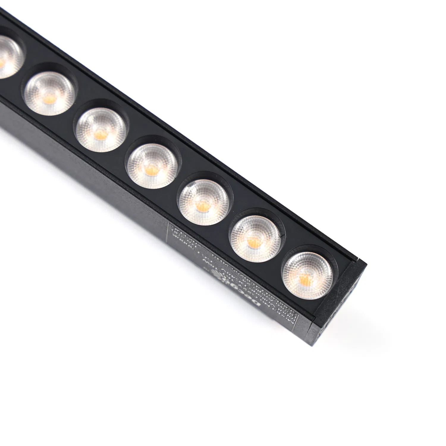 48V Architectural-Grade Magnetic Track Lighting System - Contemporary Recessed Linear LED Fixtures with 12W/25W/30W/45W Modular Power for Boutique Retail &amp; Luxu