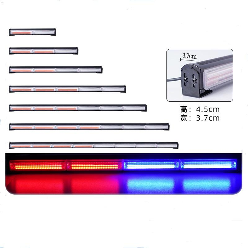 COB Red Blue Light Truck Lorry Highway Flashing Safety Signal Warning Light Bar